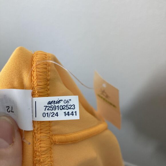 OFFLINE By Aerie Skort Womens Medium Orange Pleated Tennis Athletic Real Good - Picture 14 of 16